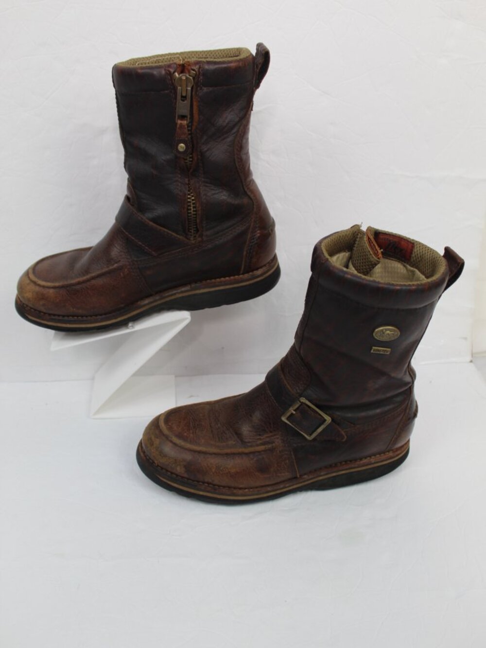 Irish Setter Gore Tex Mens Leather Boots Brown Size 9 - Picture 4 of 12